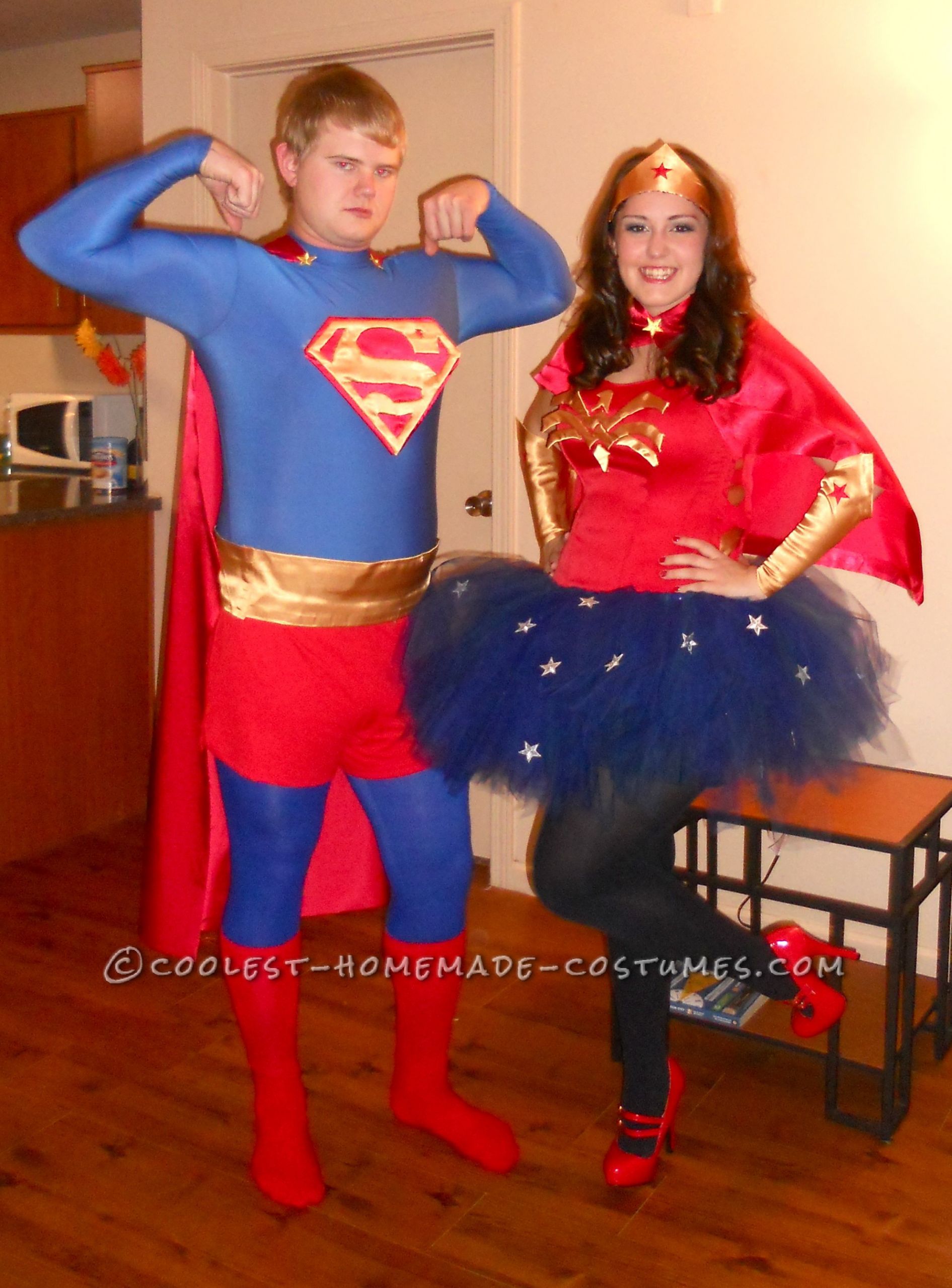 Superman Costume DIY
 Coolest Homemade Superman and Wonder Woman Couples