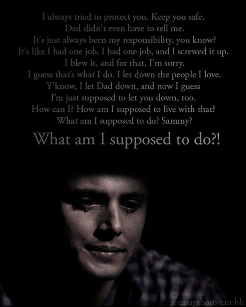 Supernatural Sad Quotes
 Supernatural Sad Quotes QuotesGram