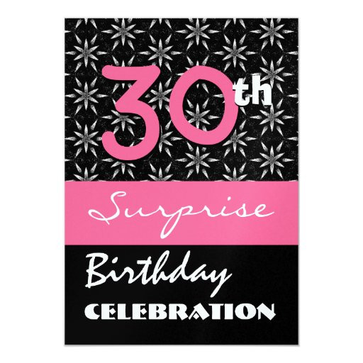 Surprise 30th Birthday Party Invitations
 30th SURPRISE Birthday Party Invitation Template
