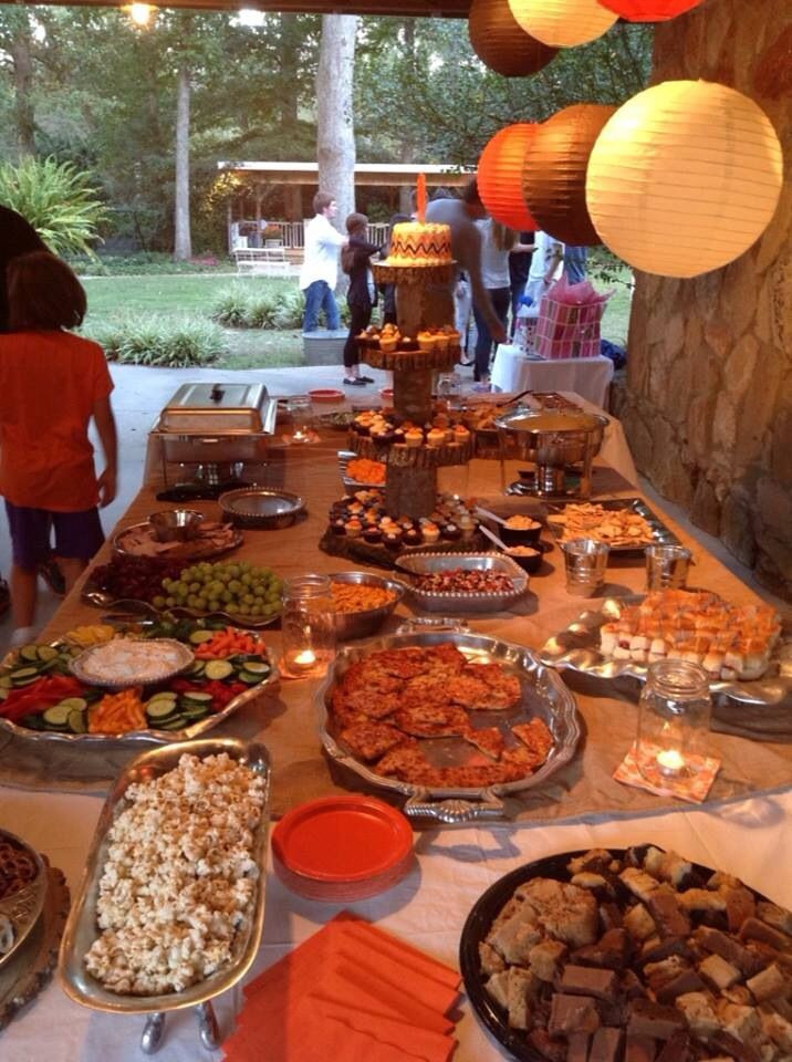 Sweet 16 Party Food Ideas
 Sweet 16 bonfire dancing and of course lots of food for