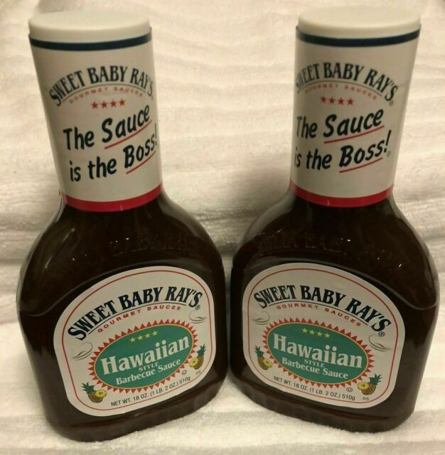 Sweet Baby Ray'S Hawaiian Bbq Sauce
 Pack of 2 Sweet Baby Ray s HAWAIIAN Style Barbecue Sauce