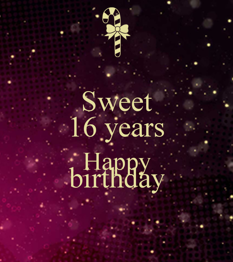 Sweet Happy Birthday Quotes
 Sweet 16 Birthday Quotes Happy QuotesGram