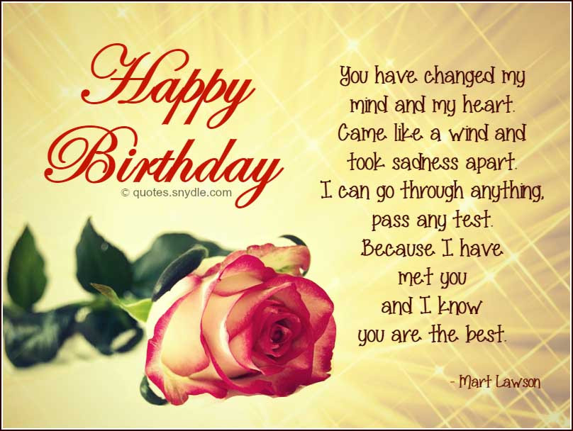 Sweet Happy Birthday Quotes
 Birthday Quotes for Boyfriend Quotes and Sayings