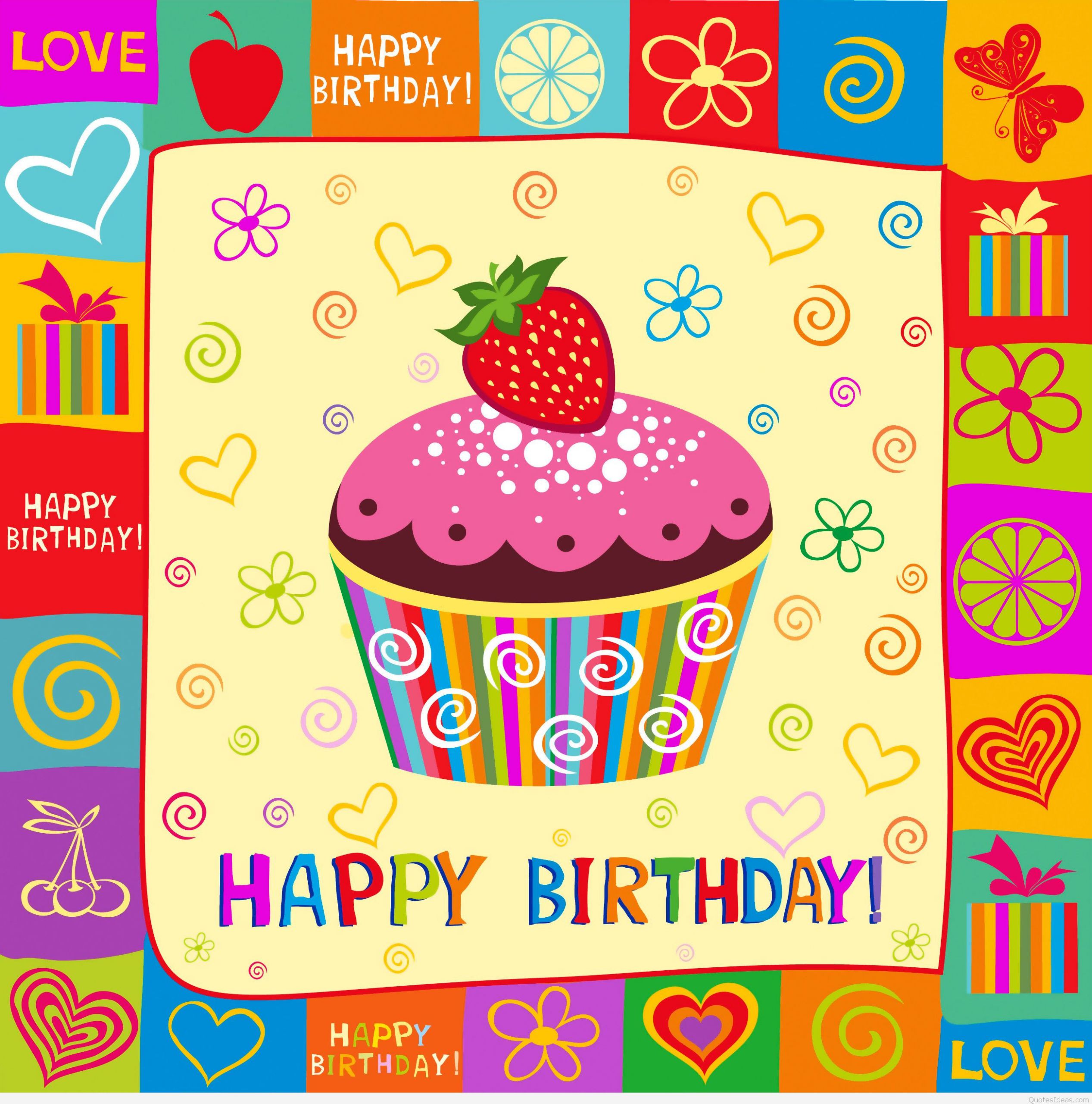 Sweet Happy Birthday Quotes
 Cute Happy Birthday wallpaper hd