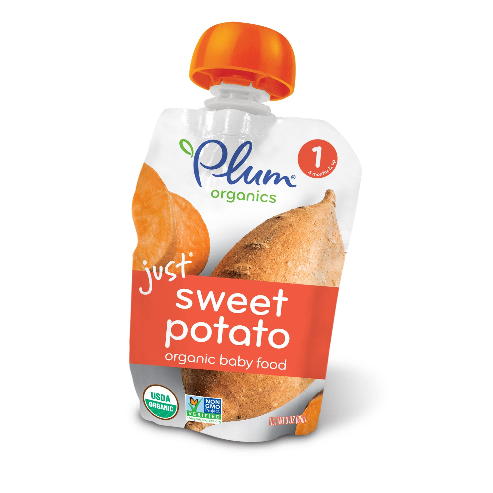 Sweet Potato Baby Food
 Plum Organics Organic Baby Food Stage 1 Just Sweet