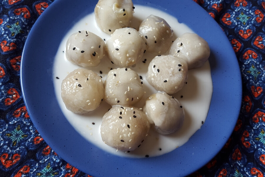 Sweet Potato Dumplings
 Sweet Potato dumplings vegan dumplings