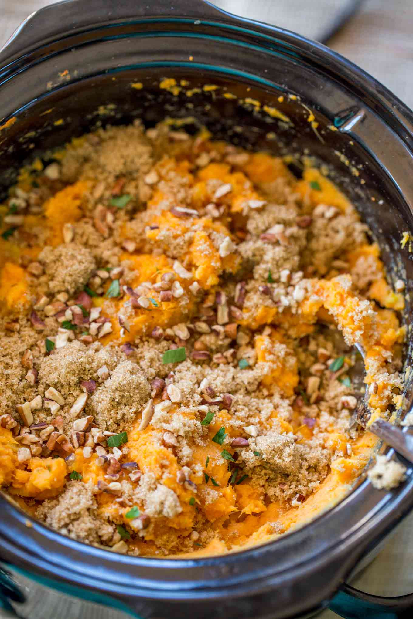 Sweet Potatoes Recipe For Thanksgiving Dinner
 Slow Cooker Sweet Potato Casserole Dinner then Dessert
