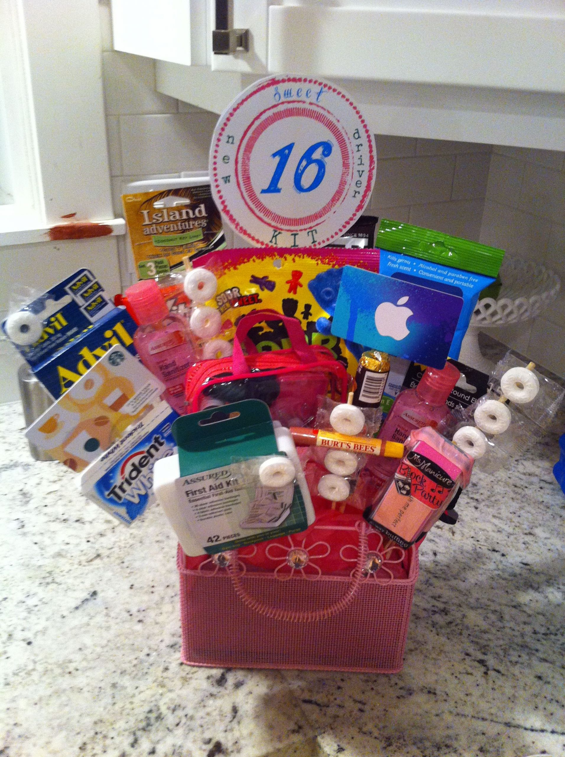 Sweet Sixteen Gift Ideas For Girls
 Great way to celebrate sweet 16 New Driver Gift bouquet