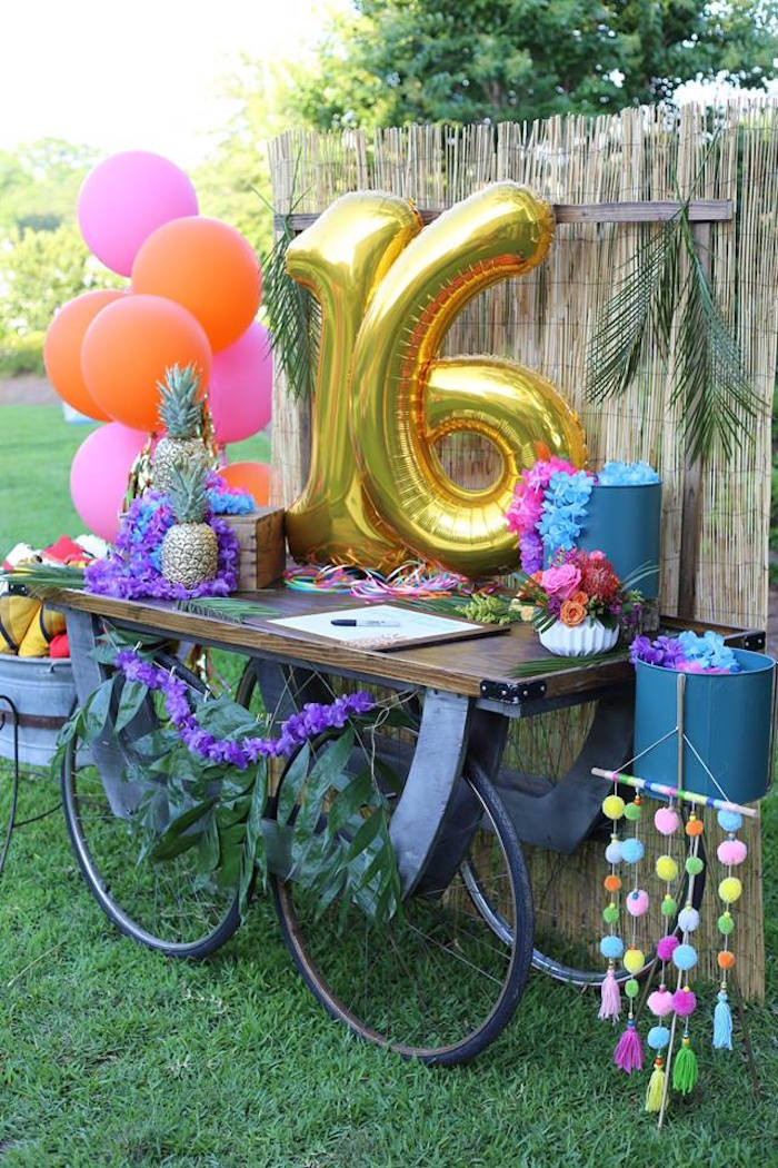 Sweet Sixteen Party Ideas For Summer
 Sweet 16 Party Ideas