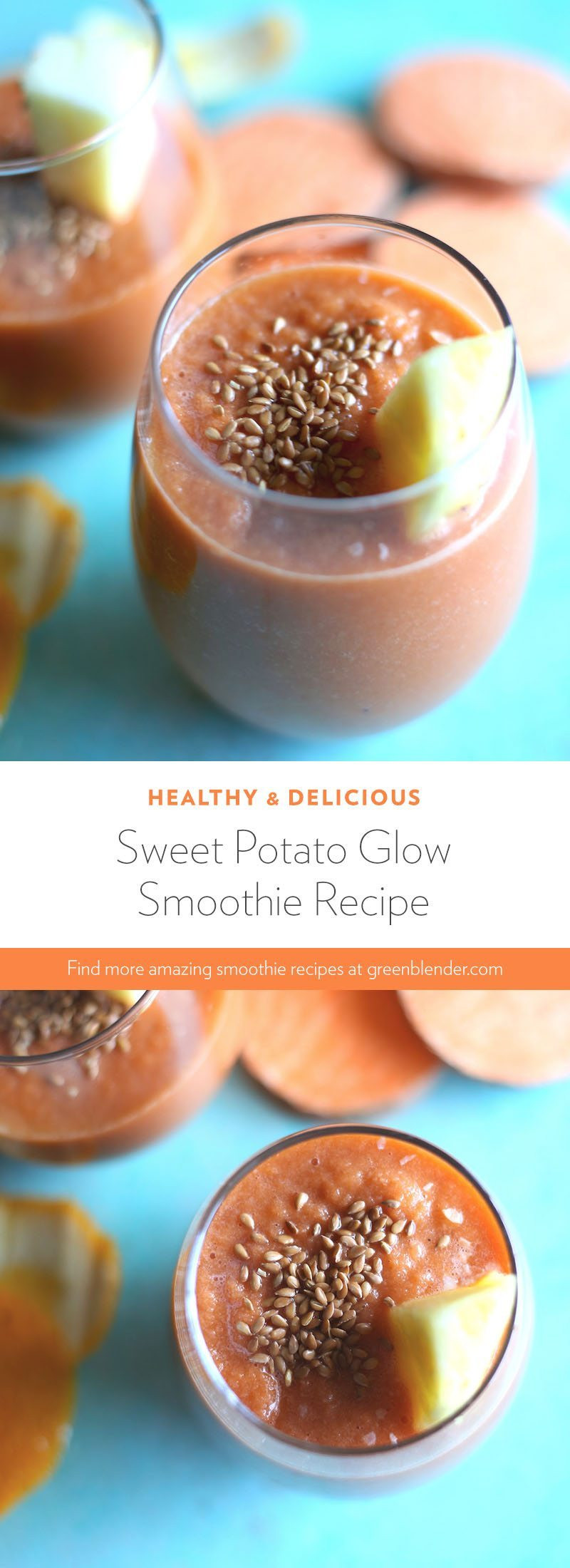 Sweet Smoothies Recipes
 Sweet Potato Glow Smoothie Recipe GreenBlender