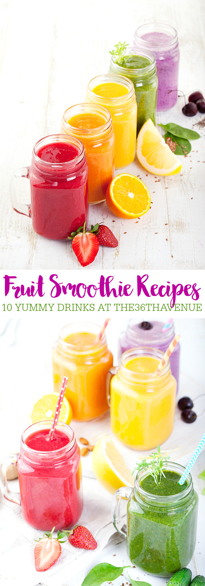 Sweet Smoothies Recipes
 Smoothie Recipes Fresh Fruit Drinks The 36th AVENUE