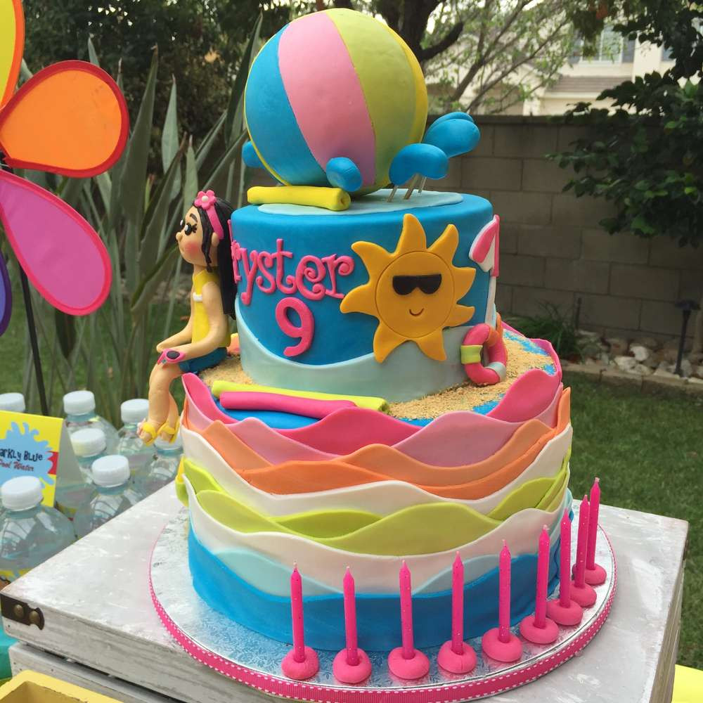 Swimming Pools Party Ideas
 Swimming Pool Summer Party Summer Party Ideas