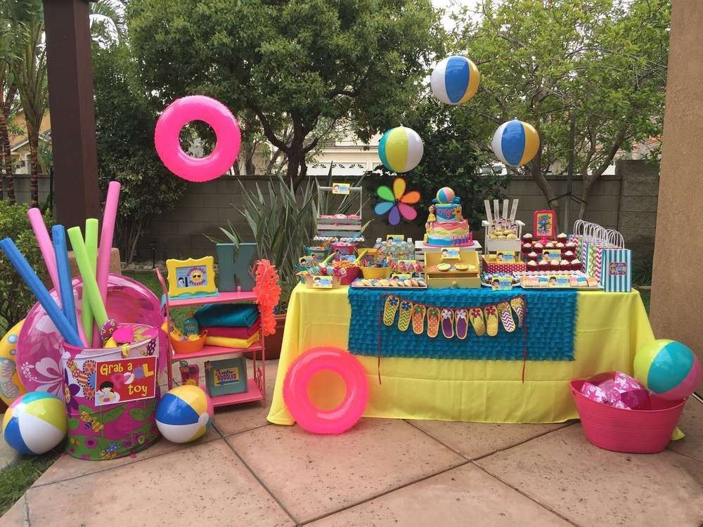 Swimming Pools Party Ideas
 Swimming Pool Summer Party Summer Party Ideas