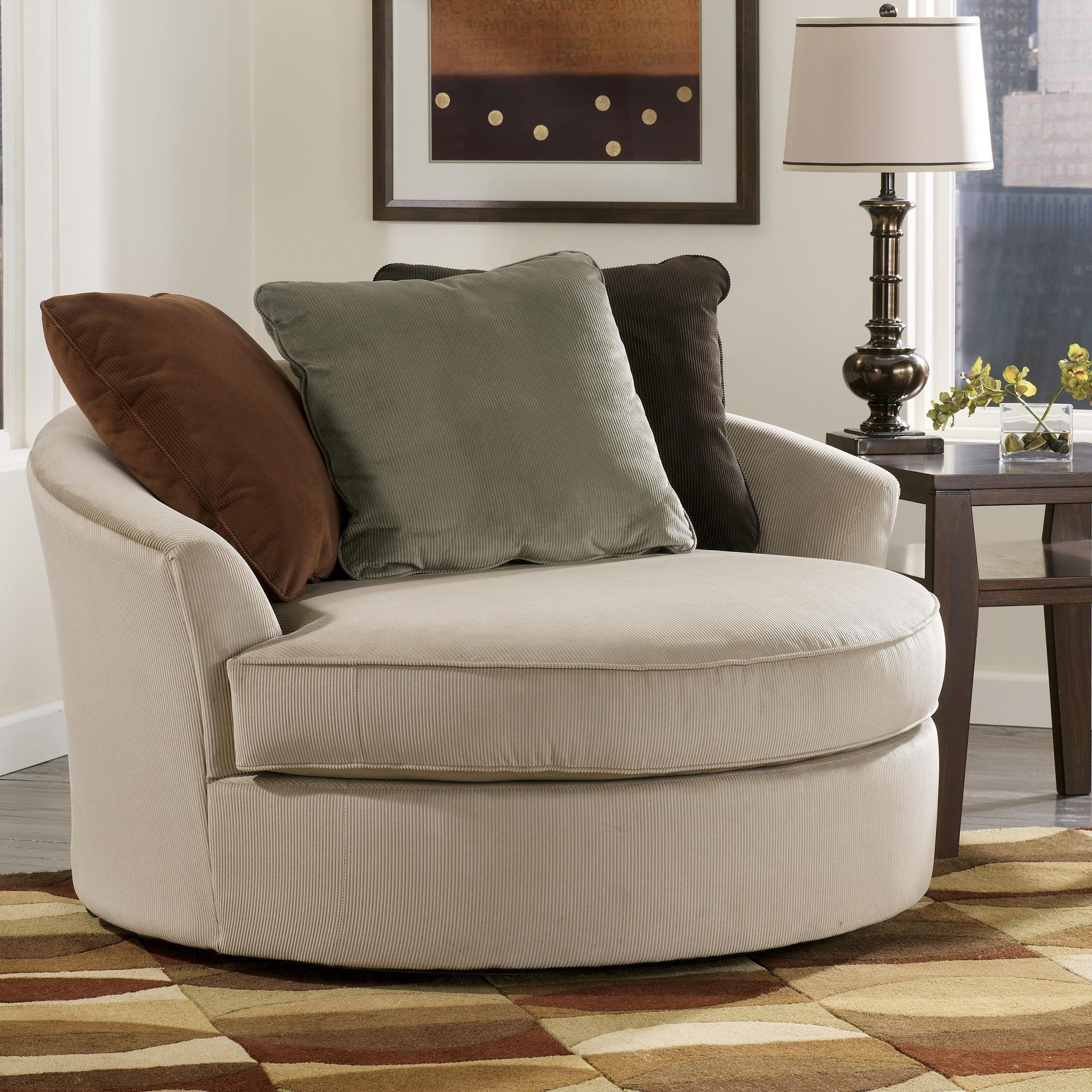Swivel Living Room Chair
 15 Ideas of Round Swivel Sofa Chairs