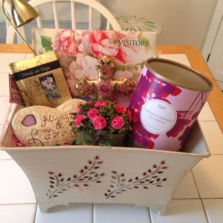 Sympathy Gift Basket Ideas To Make
 Sympathy basket My finished Gift baskets