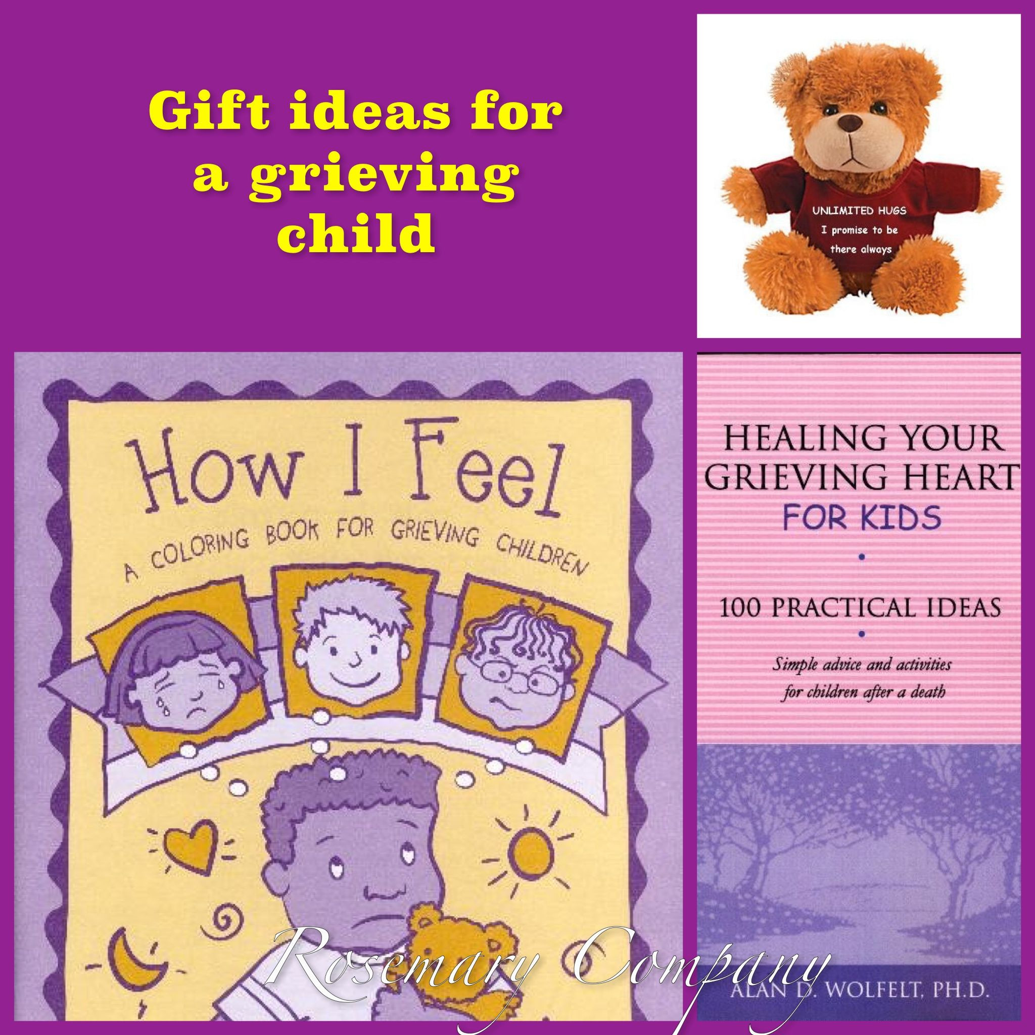 Sympathy Gifts For Kids
 Children need as much fort and support in times of