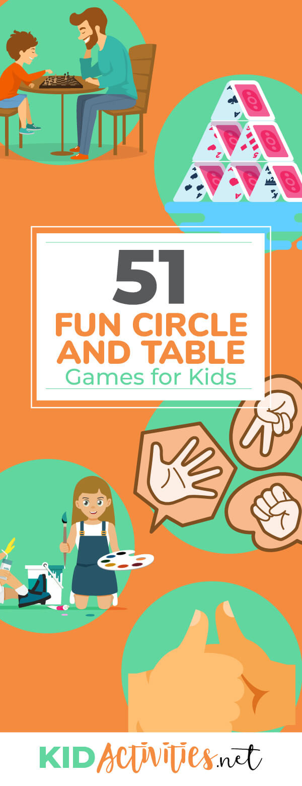 Table Games For Kids
 51 Fun Circle and Table Games for Kids [BONUS The Best