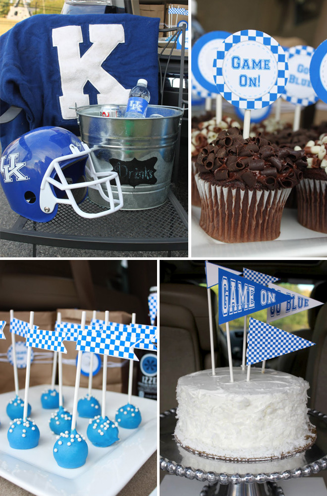 Tailgate Party Food Ideas
 Blue White Tailgate Party Ideas