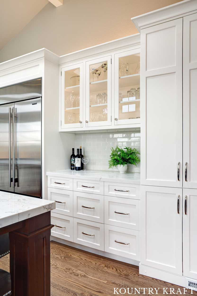 Tall White Kitchen Cabinet
 Tall White Kitchen Cabinets in Lafayette California