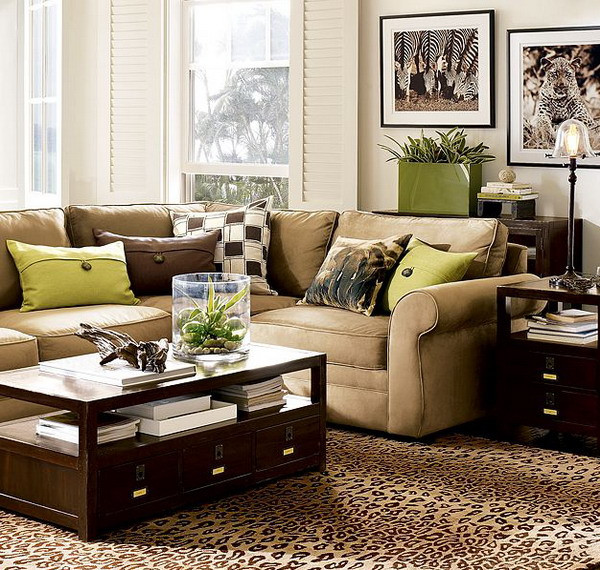 Tan Living Room Ideas
 28 Green And Brown Decoration Ideas