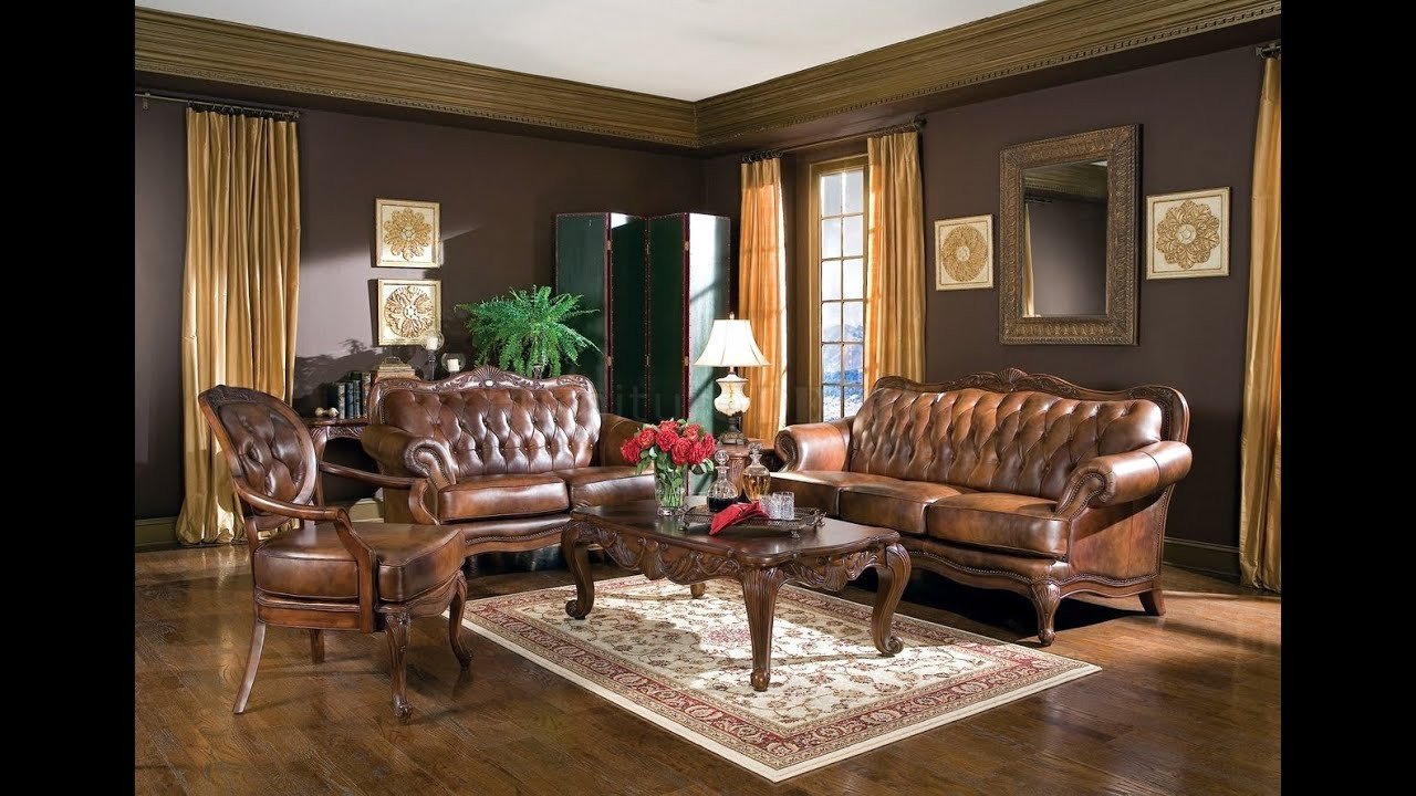 Tan Living Room Ideas
 Brown living room furniture ideas