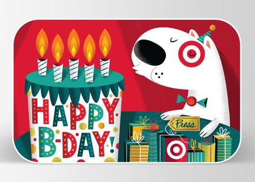 Target Birthday Cards
 Tar Dog