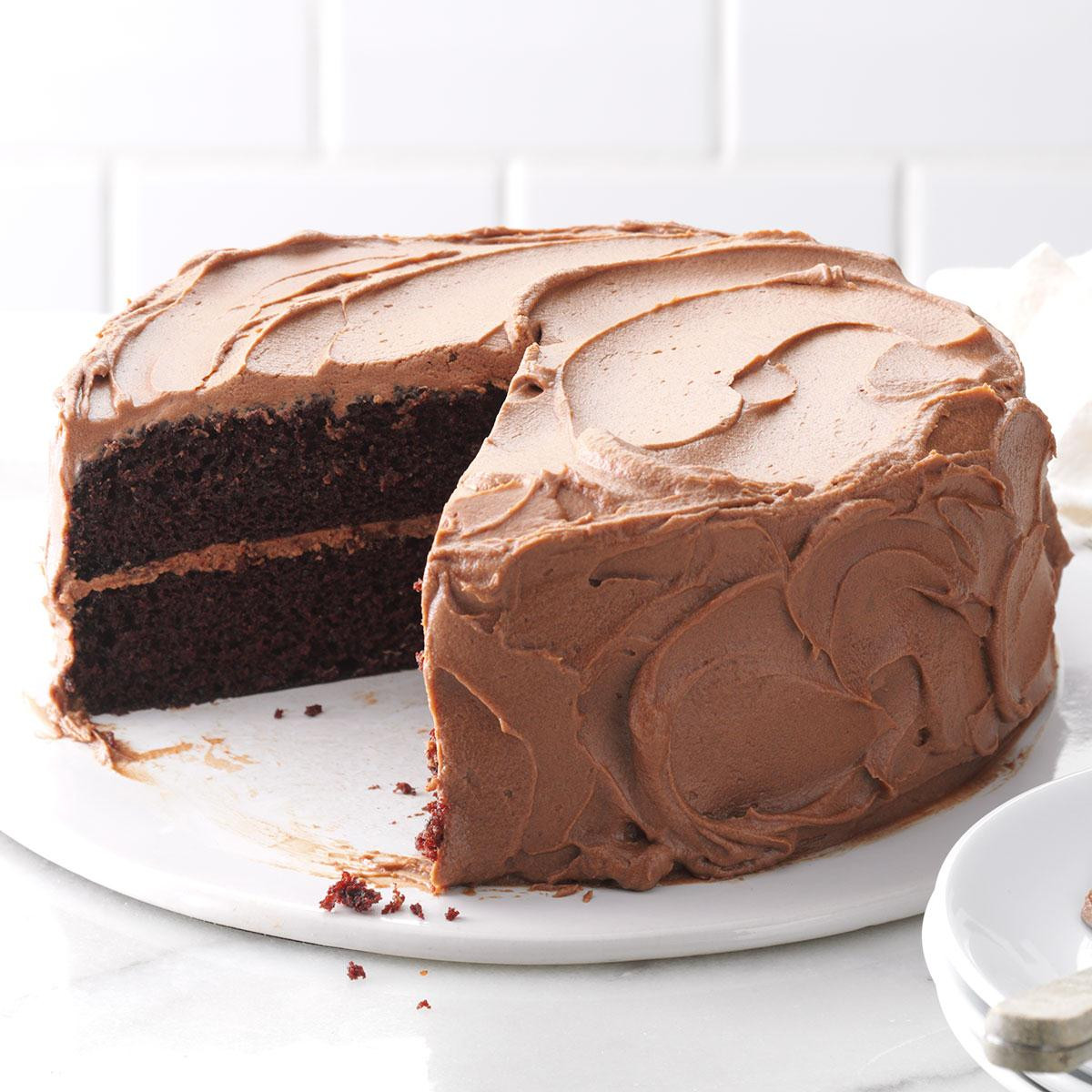 Taste Of Home Chocolate Cake
 Chocolate Cake with Chocolate Frosting Recipe