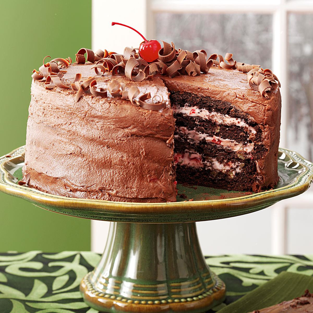 Taste Of Home Chocolate Cake
 Cherry Chocolate Layer Cake Recipe