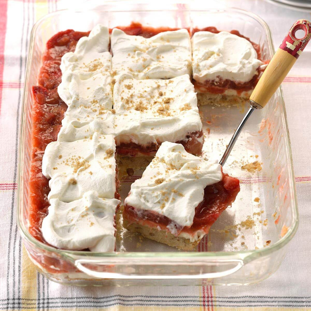 Taste Of Home Recipes Desserts
 Strawberry Rhubarb Cream Dessert Recipe