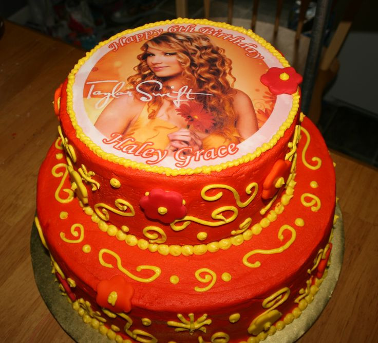 Taylor Swift Birthday Cake
 31 best images about 7th Birthday Ideas on Pinterest