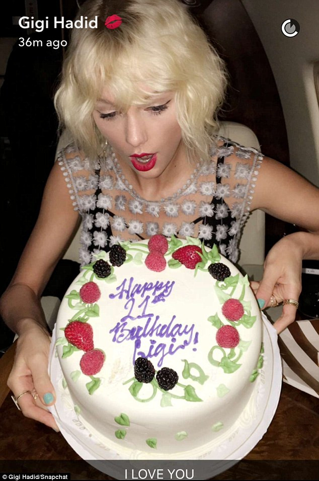 Taylor Swift Birthday Cake
 Taylor Swift celebrates Gigi Hadid s birthday at Coachella