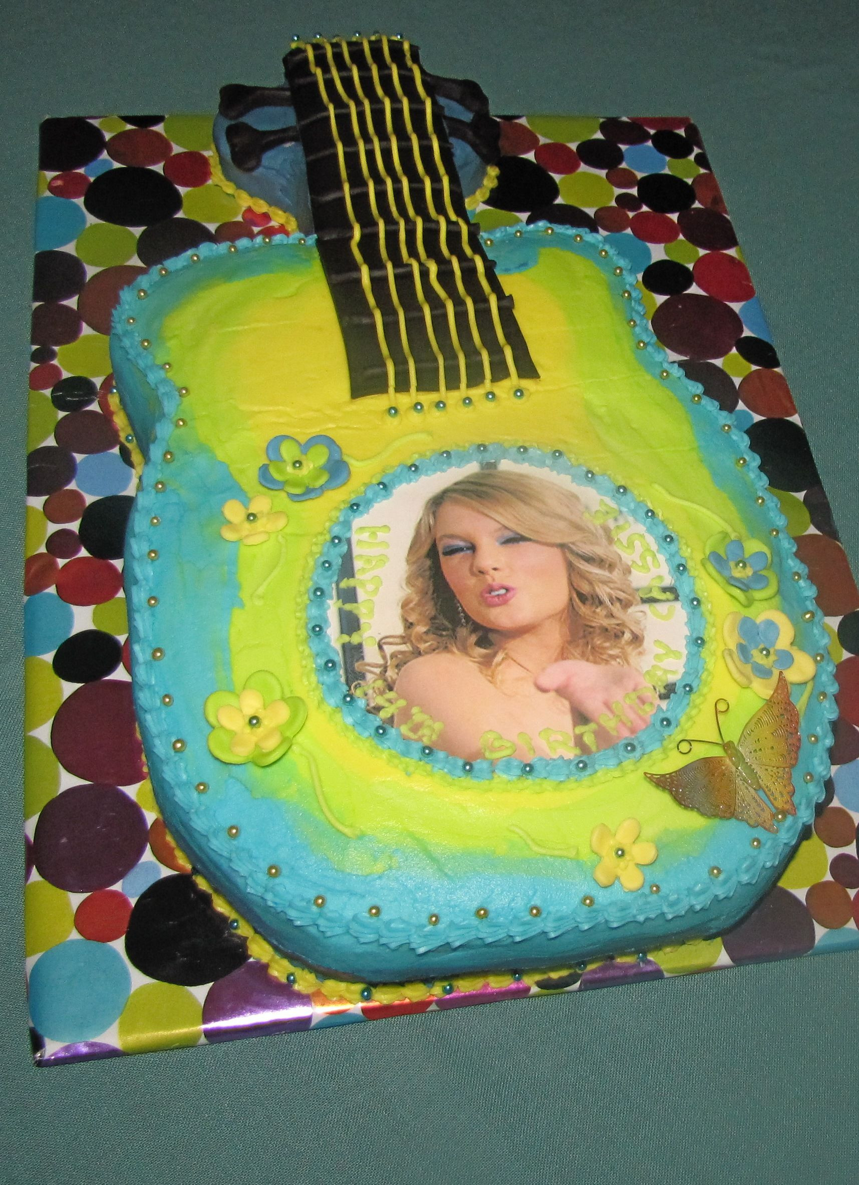 Taylor Swift Birthday Cake
 Taylor Swift Birthday Cake Taylor Swift Guitar