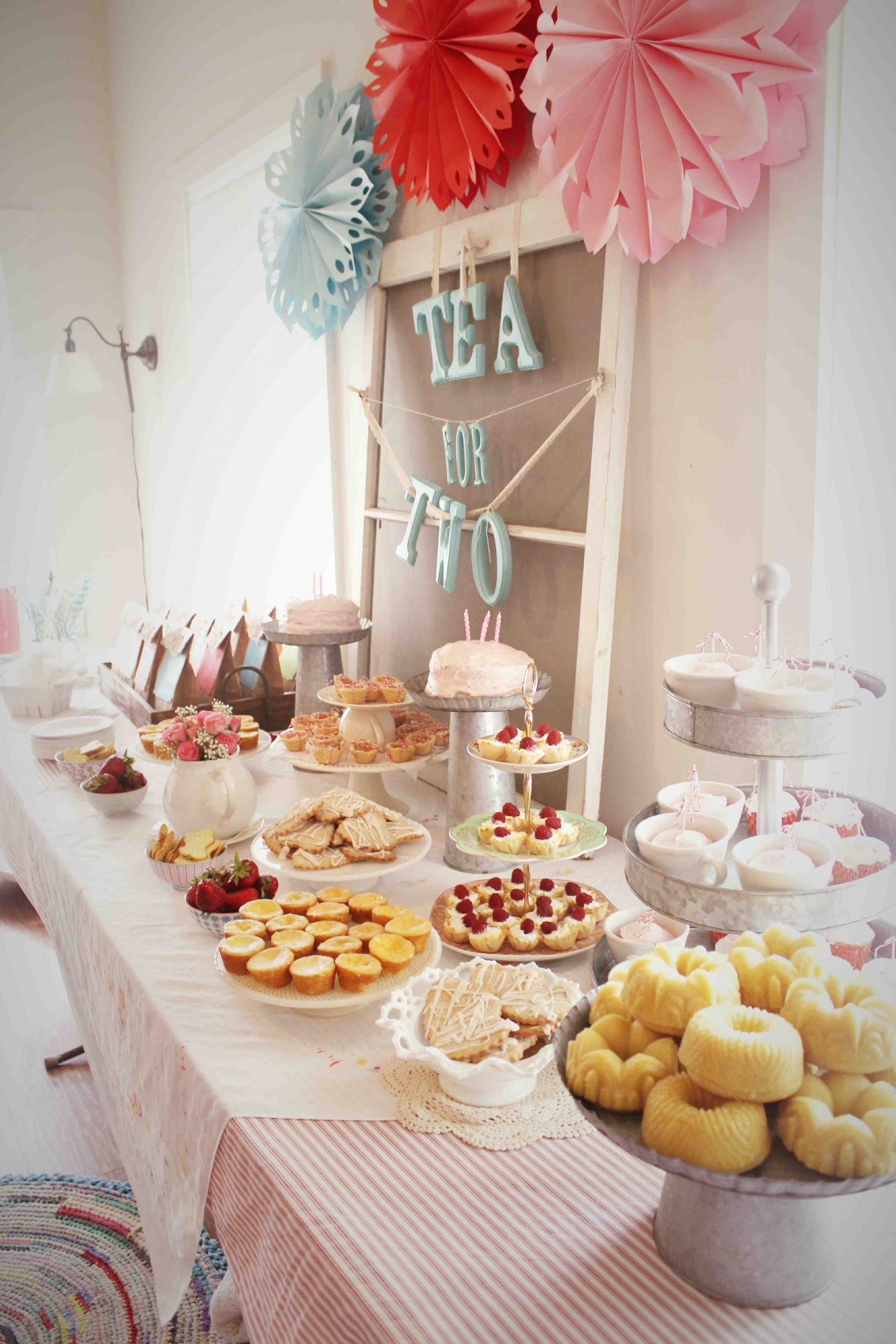 Tea Party Decorations Ideas
 A “Tea For Two” Birthday Party
