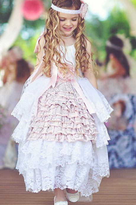 Tea Party Dresses For Kids
 Victorian Princess Dress Tea Party Dress Flower girl Dress