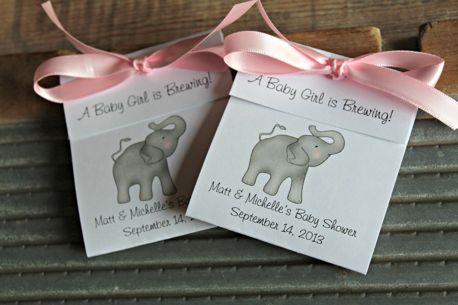 Tea Party Favors Baby Shower
 Elephant Tea Bag Favors for Baby Shower Tea Party Favors Baby