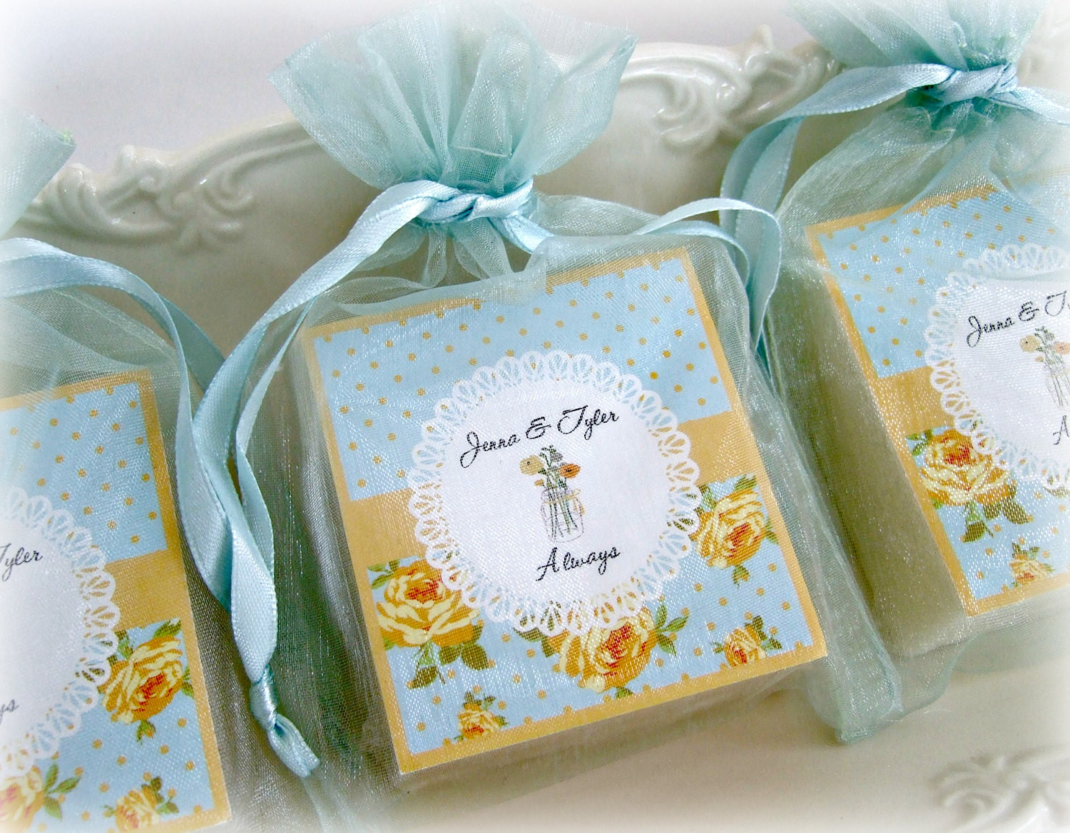 Tea Party Favors Baby Shower
 Shabby Chic Favors mason jar favors tea party favors