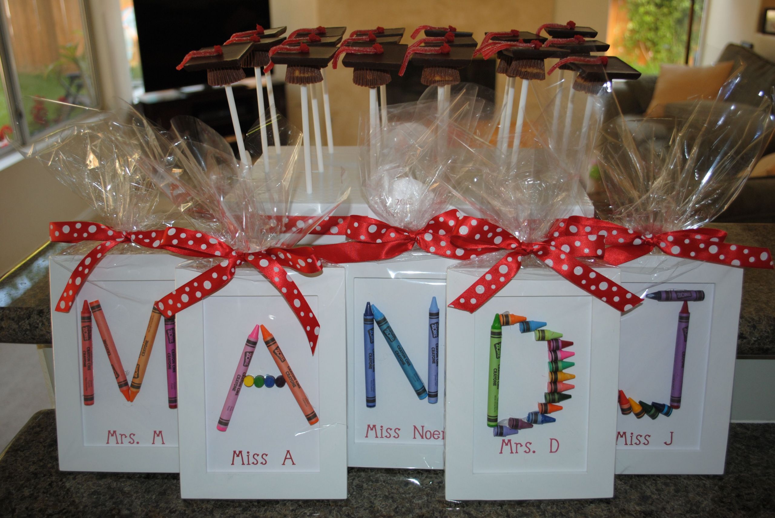 Teacher Graduation Gift Ideas
 Make for students instead of teachers Very cute