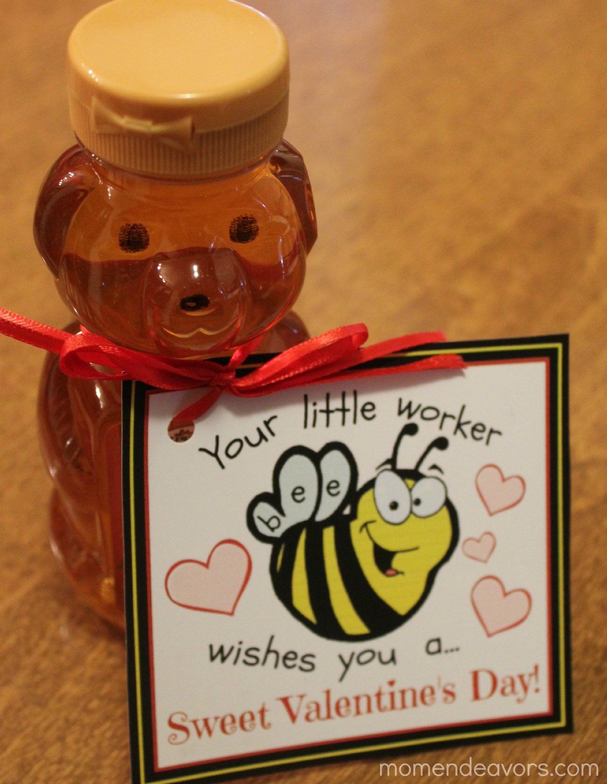 Teacher Valentine Gift Ideas
 Bee themed Teacher Valentine’s Gift