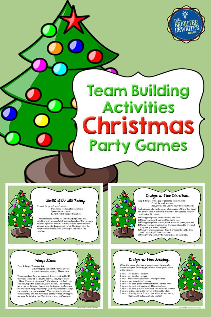 Team Christmas Party Ideas
 Christmas Party Activities