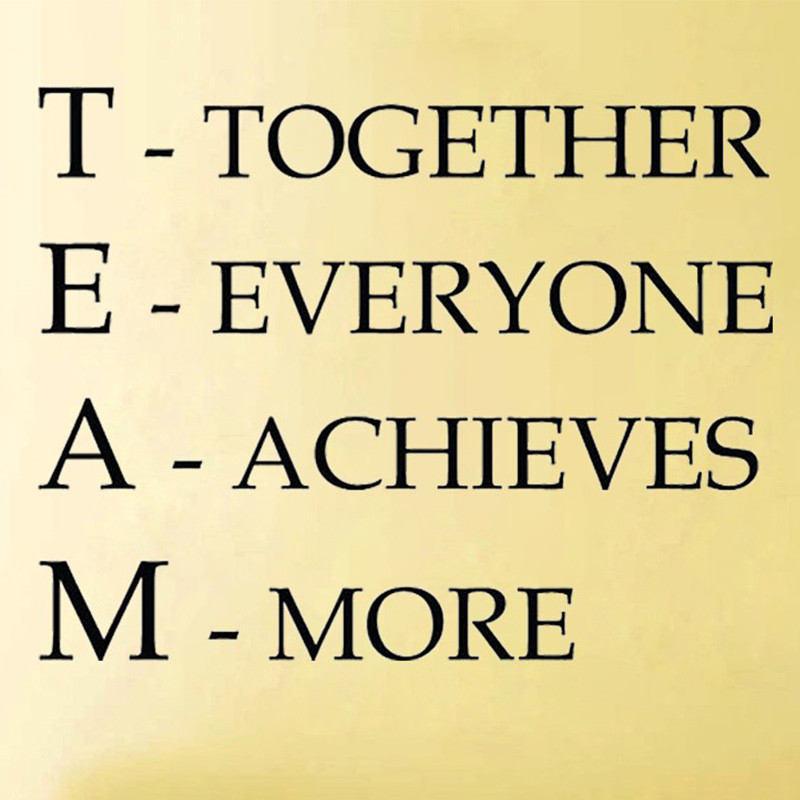 Team Leadership Quotes
 Aliexpress Buy Team Motivational Quote fice Wall