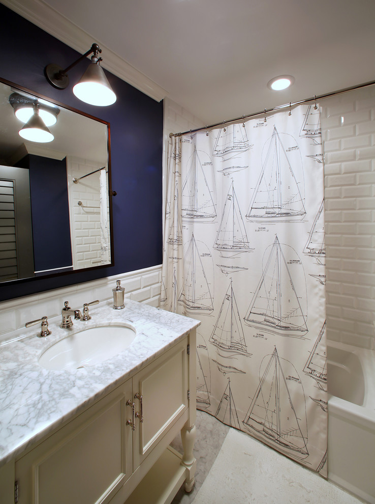 Teenage Bathroom Shower Curtains
 Inspired nautical shower curtain in Bathroom Tropical with