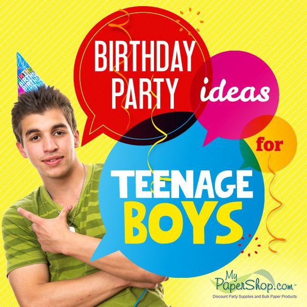 Teenage Boy Birthday Party Ideas
 Pin on parties