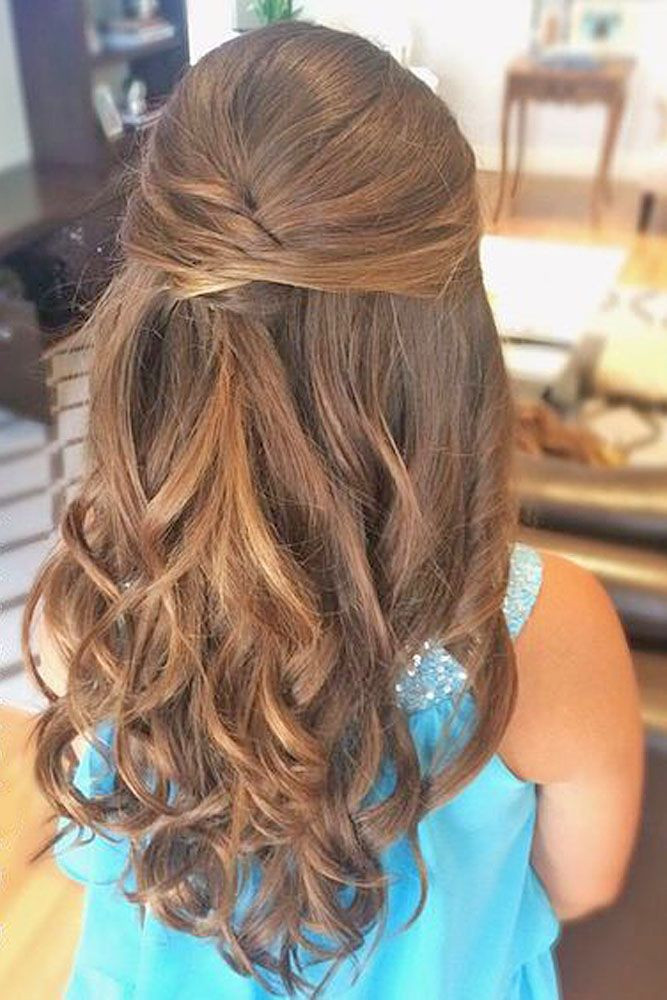 Teenage Hairstyles For Weddings
 Cute Flower Girl Hairstyles See more