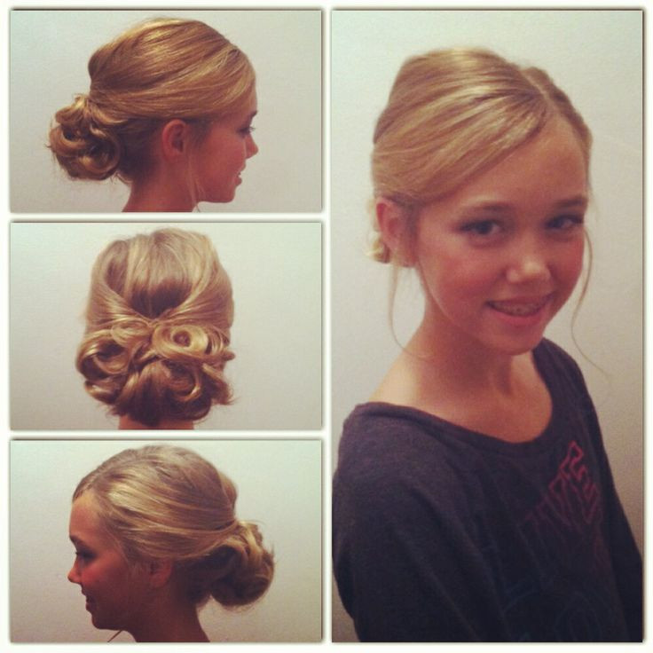 Teenage Updo Hairstyles
 Teen updos Hair Pinterest