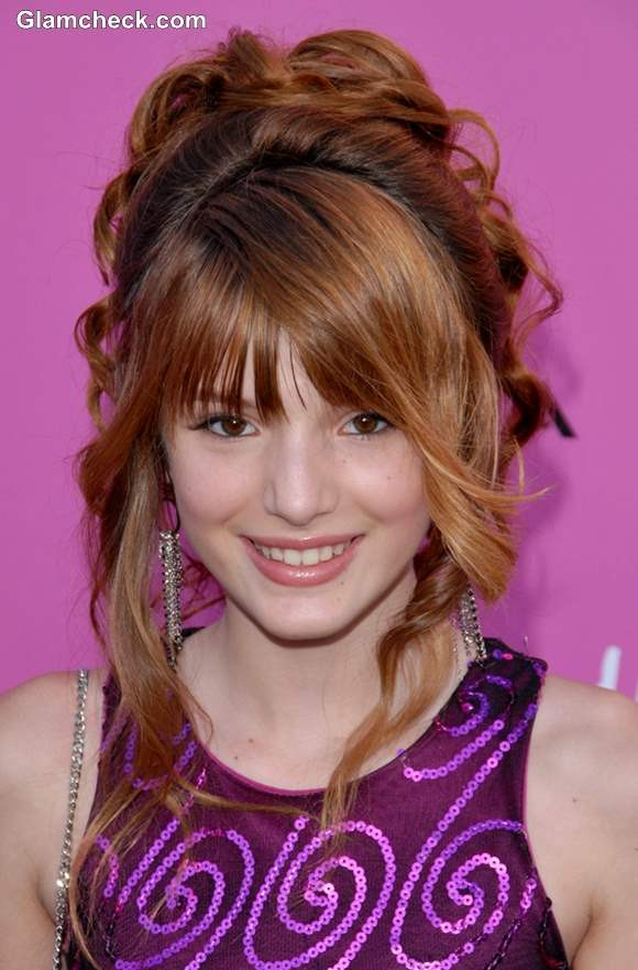 Teenage Updo Hairstyles
 Bella Thorne Inspired Fun Hairstyles for little Teenage Girls