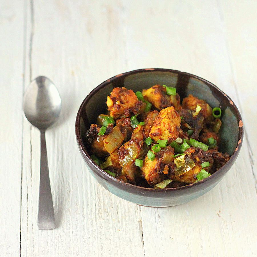 Tempeh Recipes Indian
 Tempeh Chili Roast Kerala Style Recipe
