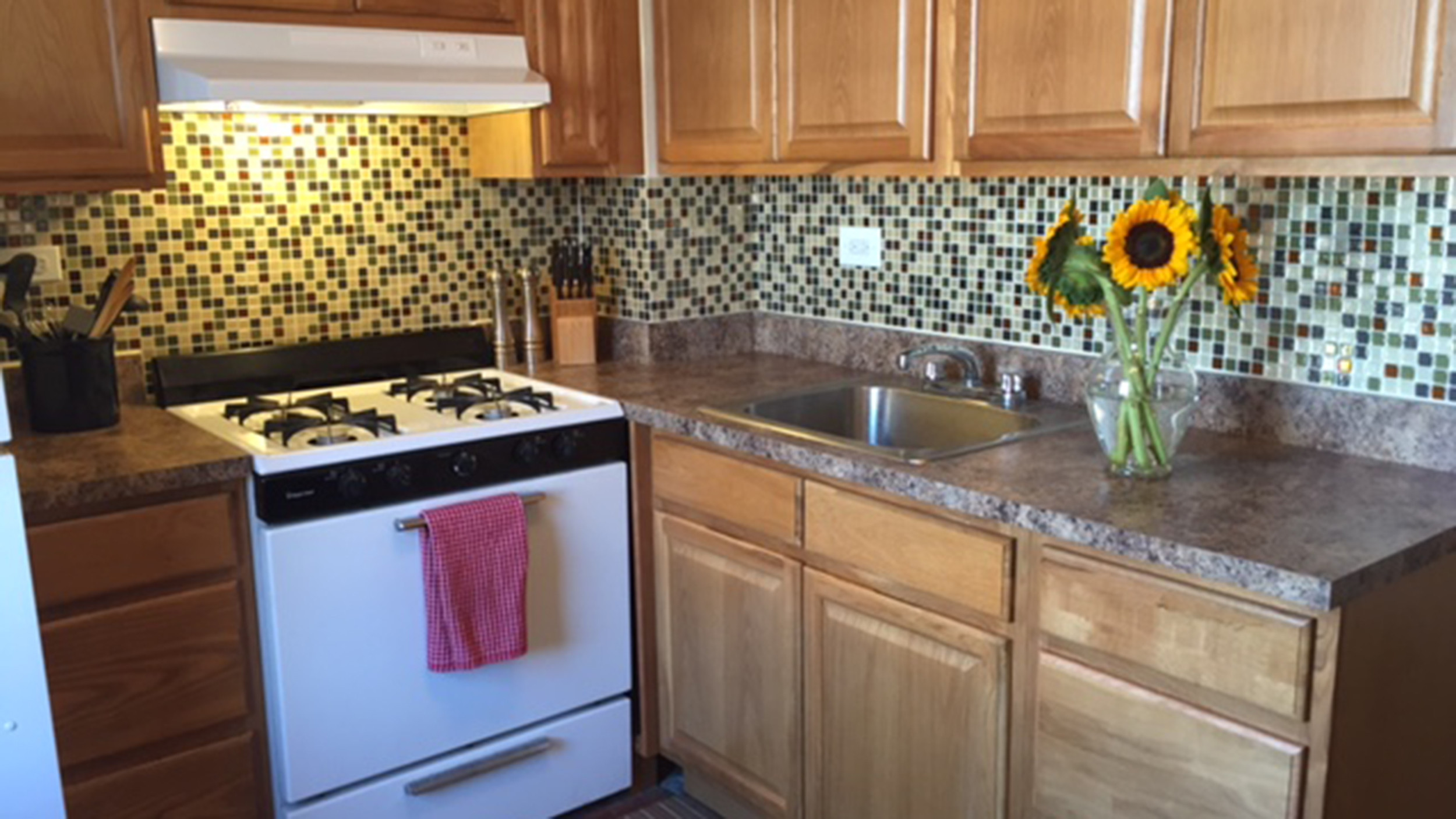 Temporary Kitchen Backsplash
 TODAY tests temporary backsplash tiles from Smart Tiles