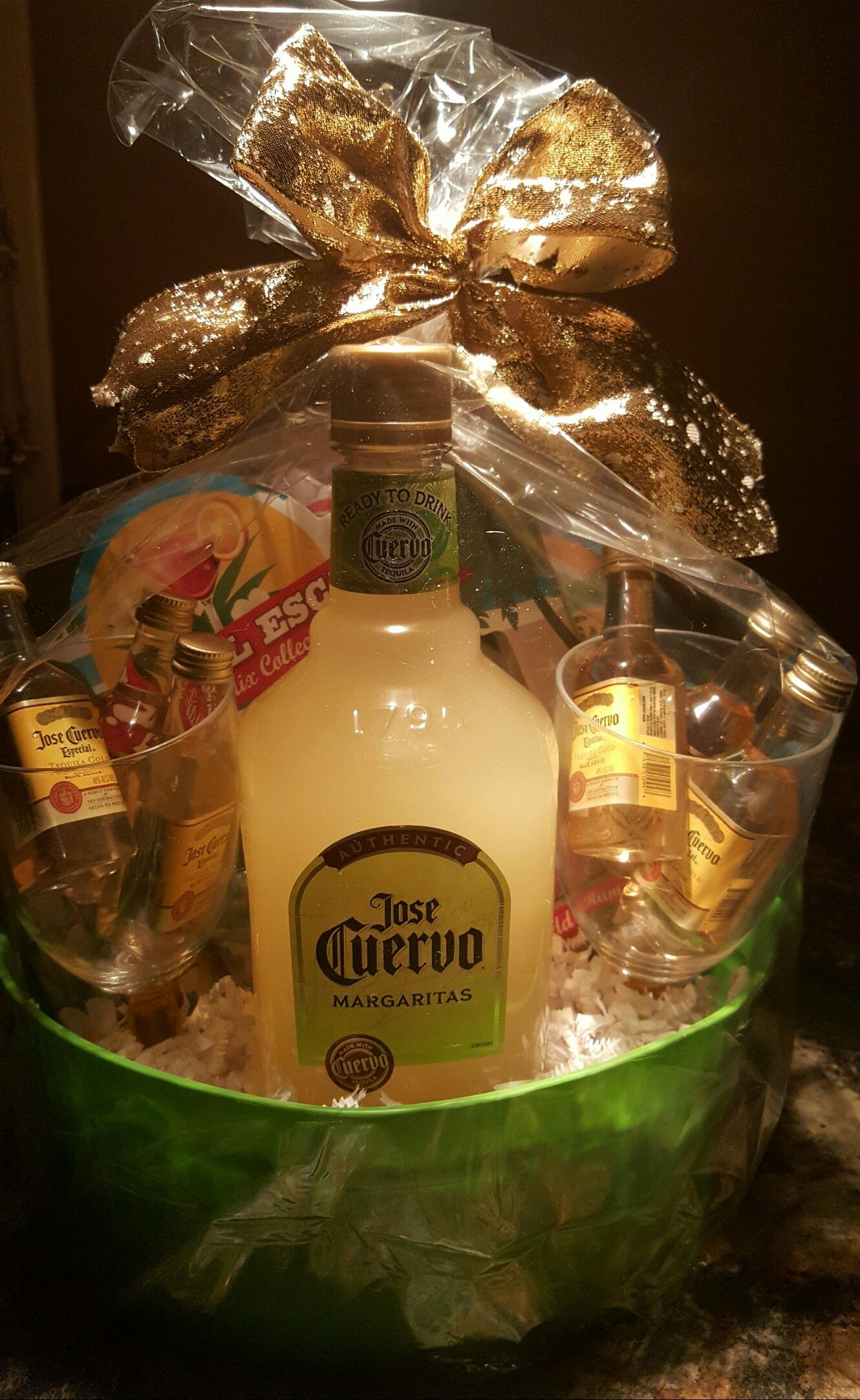 Tequila Gift Basket Ideas
 Liquor GIFT basket fundraiser ideas I used small Jose