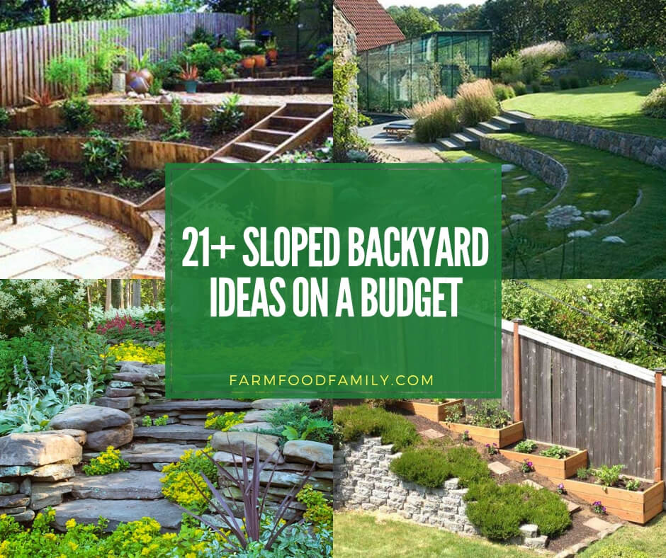 Terrace Landscape On A Budget
 21 Best Sloped Backyard Ideas & Designs A Bud For 2019