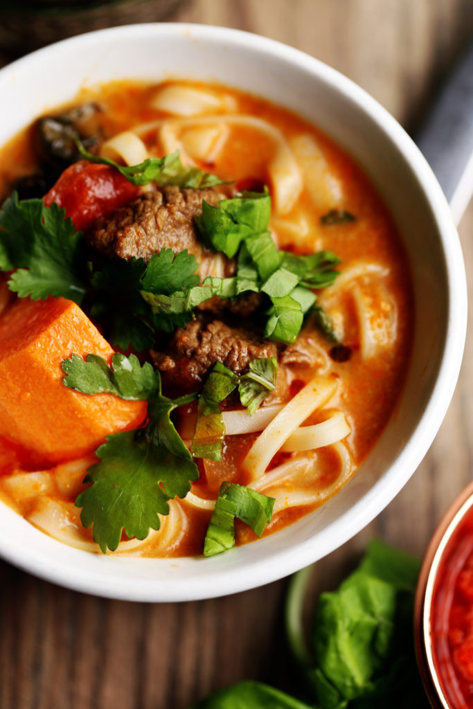 Thai Beef Noodles Soup
 Thai Beef Curry Noodle Soup · ONE armed MAMA